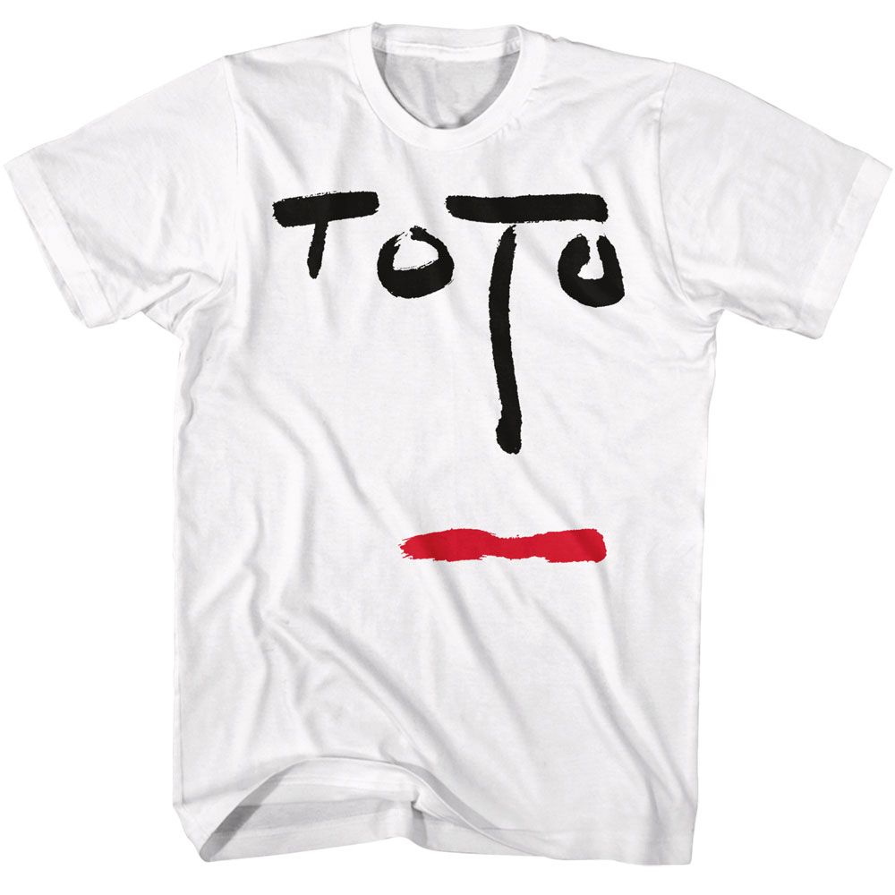 Toto - Turn Back Face - American Classics - Solid White Adult Short Sleeve T-Shirt