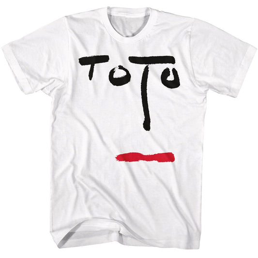 Toto - Turn Back Face - American Classics - Solid White Adult Short Sleeve T-Shirt