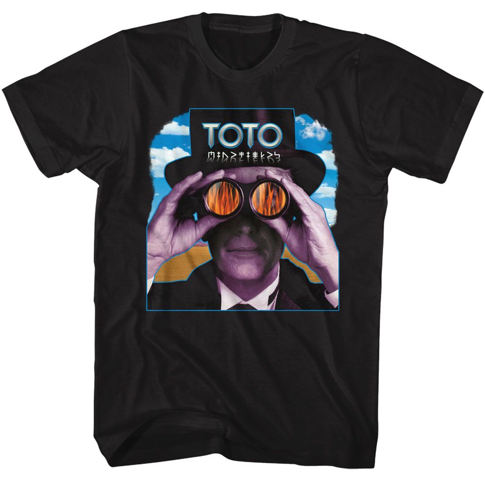 Toto - Mindfields - American Classics - Solid Black Adult Short Sleeve T-Shirt