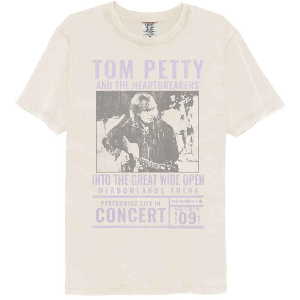 Tom Petty - Into The Great Wide Open - American Classics - Off-White Solid Adult Short Sleeve Comfort Color T-Shirt