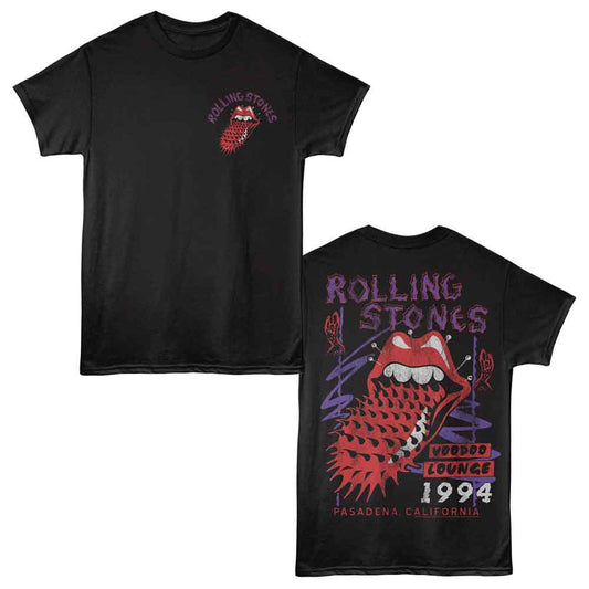 Rolling Stones - Voodoo Lounge  - American Classics - Black 2-Sided Print Adult Short Sleeve T-Shirt
