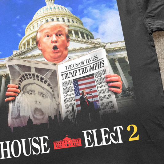 'TRUMP x HOME ALONE 2' HEAVYWEIGHT BLACK T-SHIRT