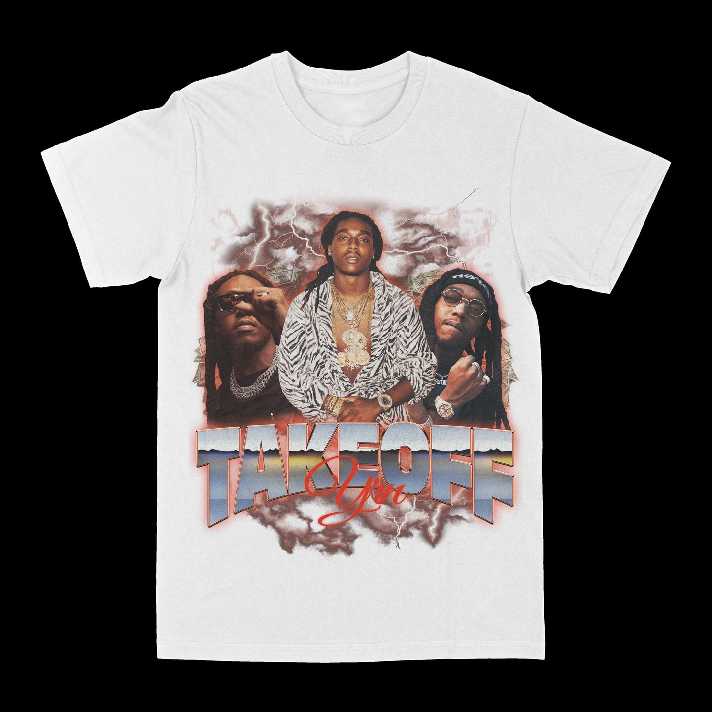 Take Off Lightning Graphic Tee Style001