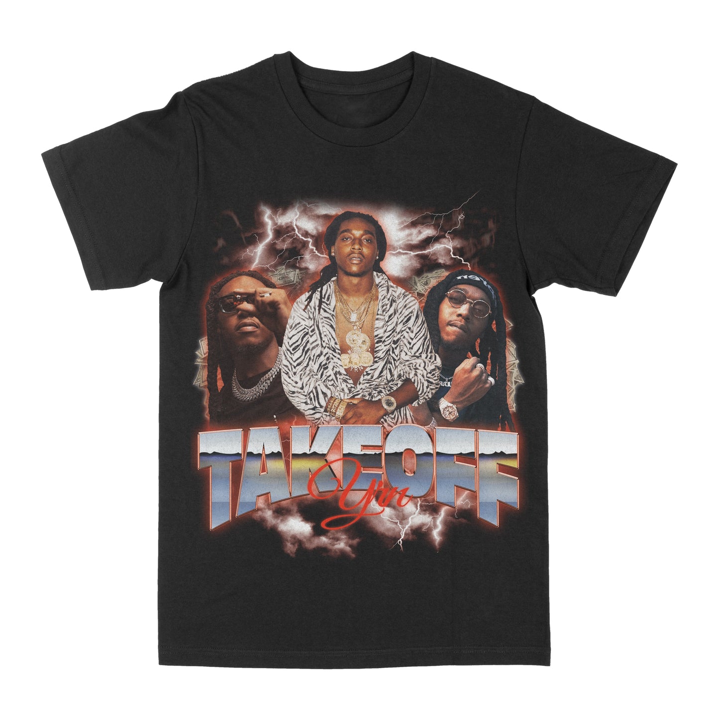 Take Off Lightning Graphic Tee Style001