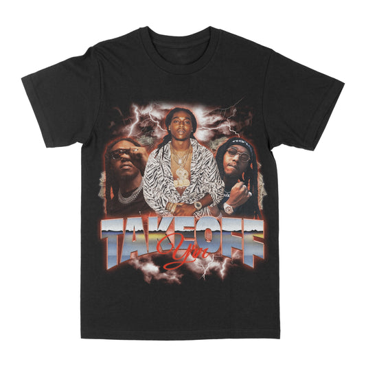 Take Off Lightning Graphic Tee Style001
