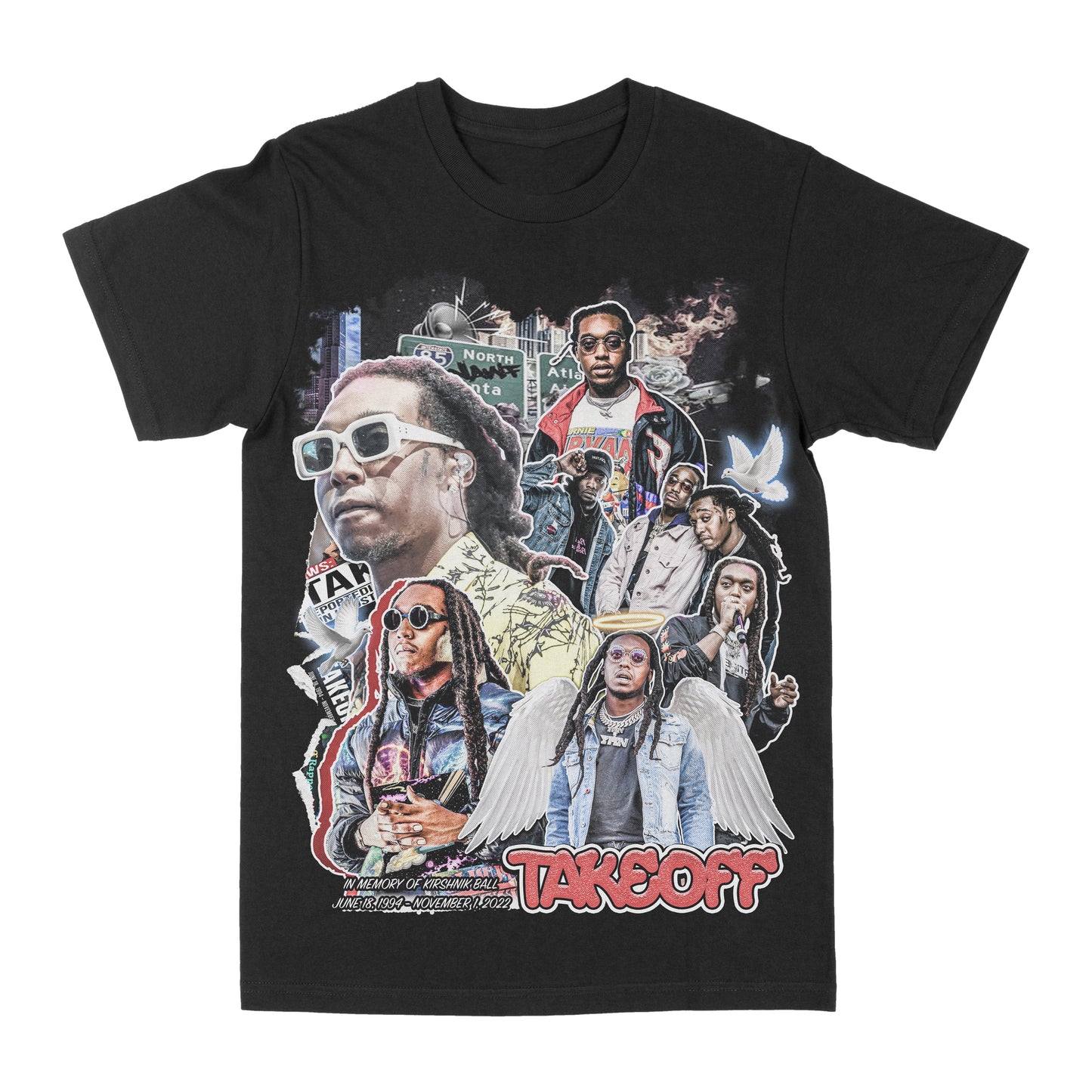 Takeoff "Dates" Graphic Tee Style001