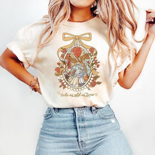 Tale As Old As Time T Shirt, Sweatshirt Hoodie, Family trip 2025, Belle's Book Shop