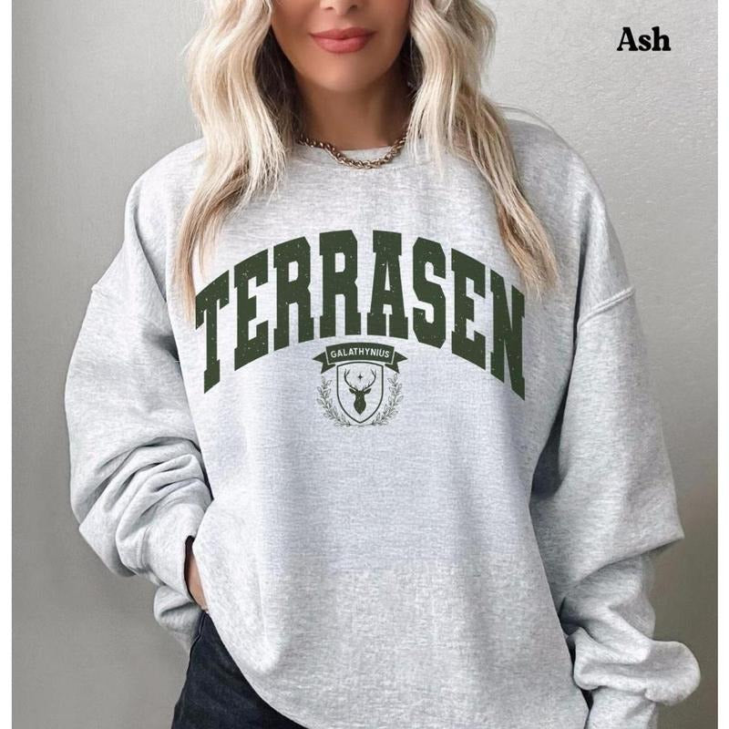 Terrasen Sweatshirt, Terrasen Sweater, Throne of Glass sweater, Gift for the Rhysand Fan Girl, ACOTAR Merch, Aelin Galathynius