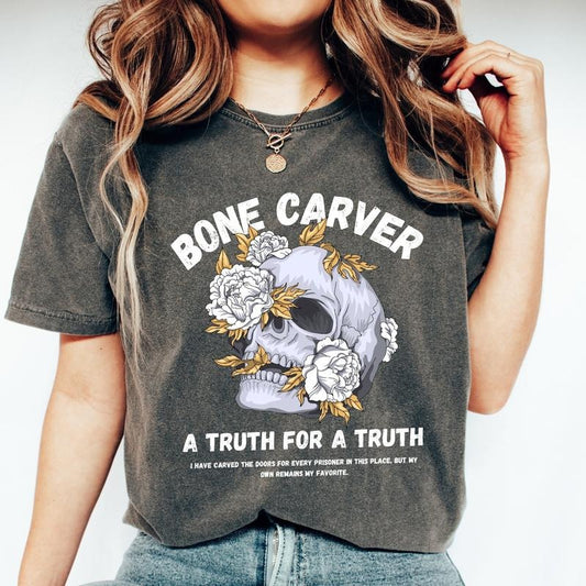 The Bonecarver T-Shirt | ACOTAR | Officially Licensed Sarah J Maas Merch | Velaris Night Court | Bookish Merch