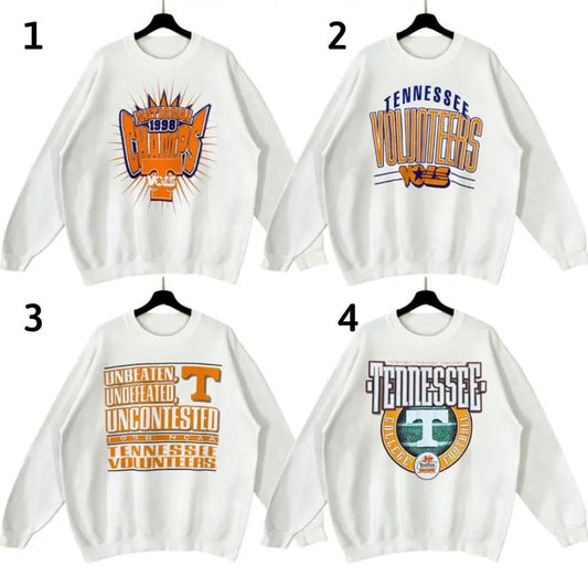The Collection of Vintage Tennessee Volunteers Crewneck Sweatshirt, NCAA College Football SEC 1990s, Tennessee Vols 90s Pull Over Shirt For Men, Women