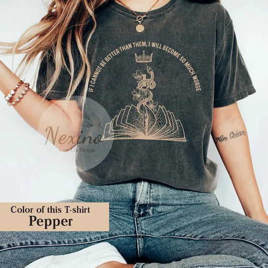 The Cruel Prince Crewneck tshirt, The Folk of the Air shirt, Cardan Greenbriar Shirt, Jude and Cardan Shirt, Bookish Gift Shirt, Gift For Her, Book Shirt For Women, Bookworm