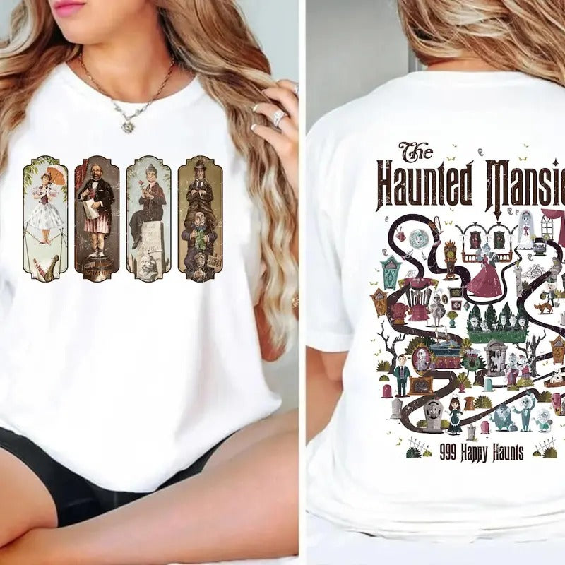 The Haunted Mansion Map Shirt,Halloween Shirt