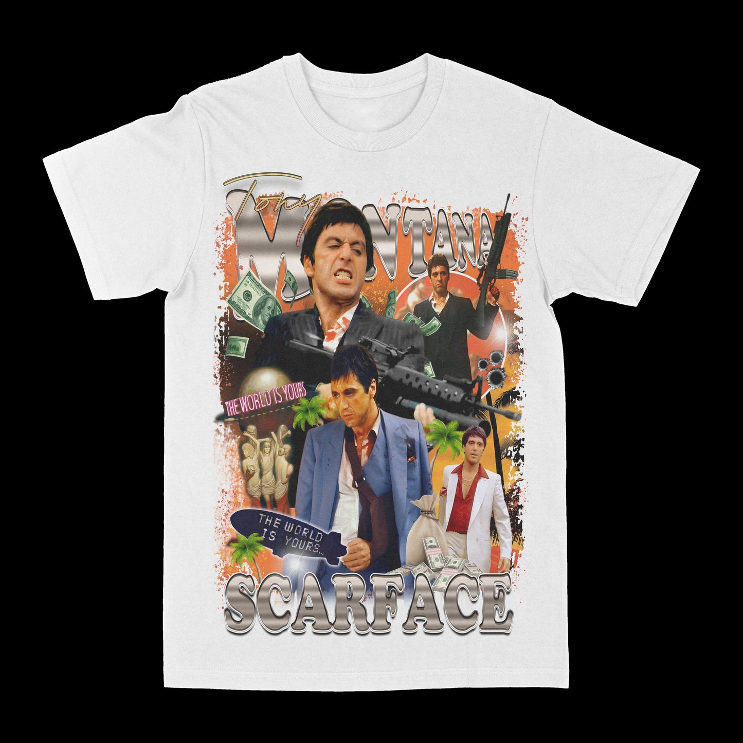 Tony Montana "The World Is  Yours" Graphic Tee Style001