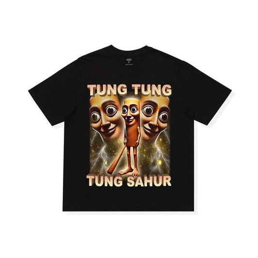 Tung Tung Tung Sahur Funny Meme Shirt, Brainrot Shirt, Dank Memes Tshirt, Gift for Him, funny summer t-shirts