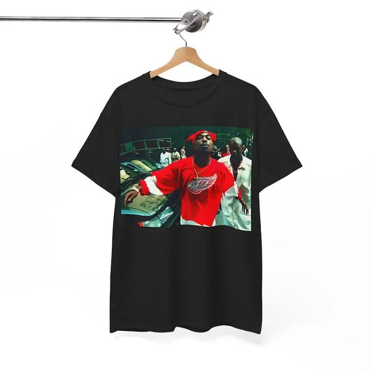 Tupac T-Shirt Dissing Reporter, Enhanced Graphic, 80s 90s Hip Hop rb, Old School Rap, Vintage Shakur Image, Makaveli Gangster Rap, West Side