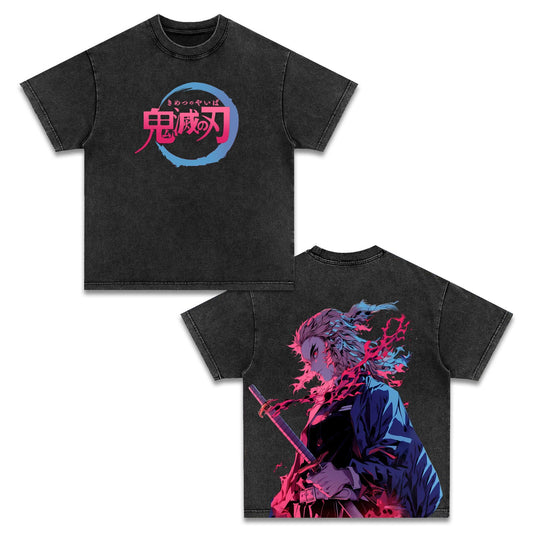 UNISEX ANIME INSPIRED VINTAGE TEEä¸¨DEMON SLAYER-[DS]