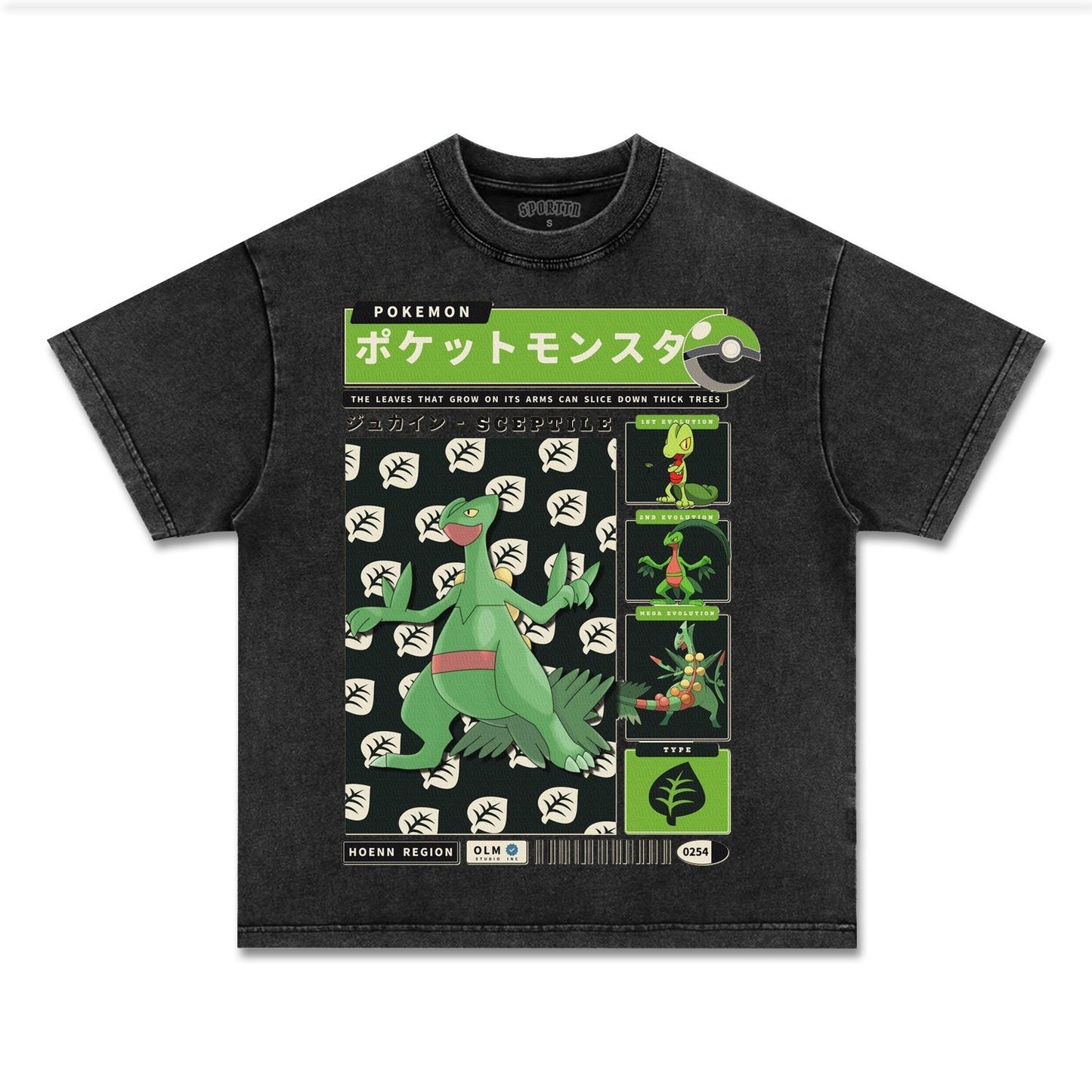 UNISEX ANIME INSPIRED VINTAGE TEEä¸¨POKÃ©MON-[FRONT] Style003