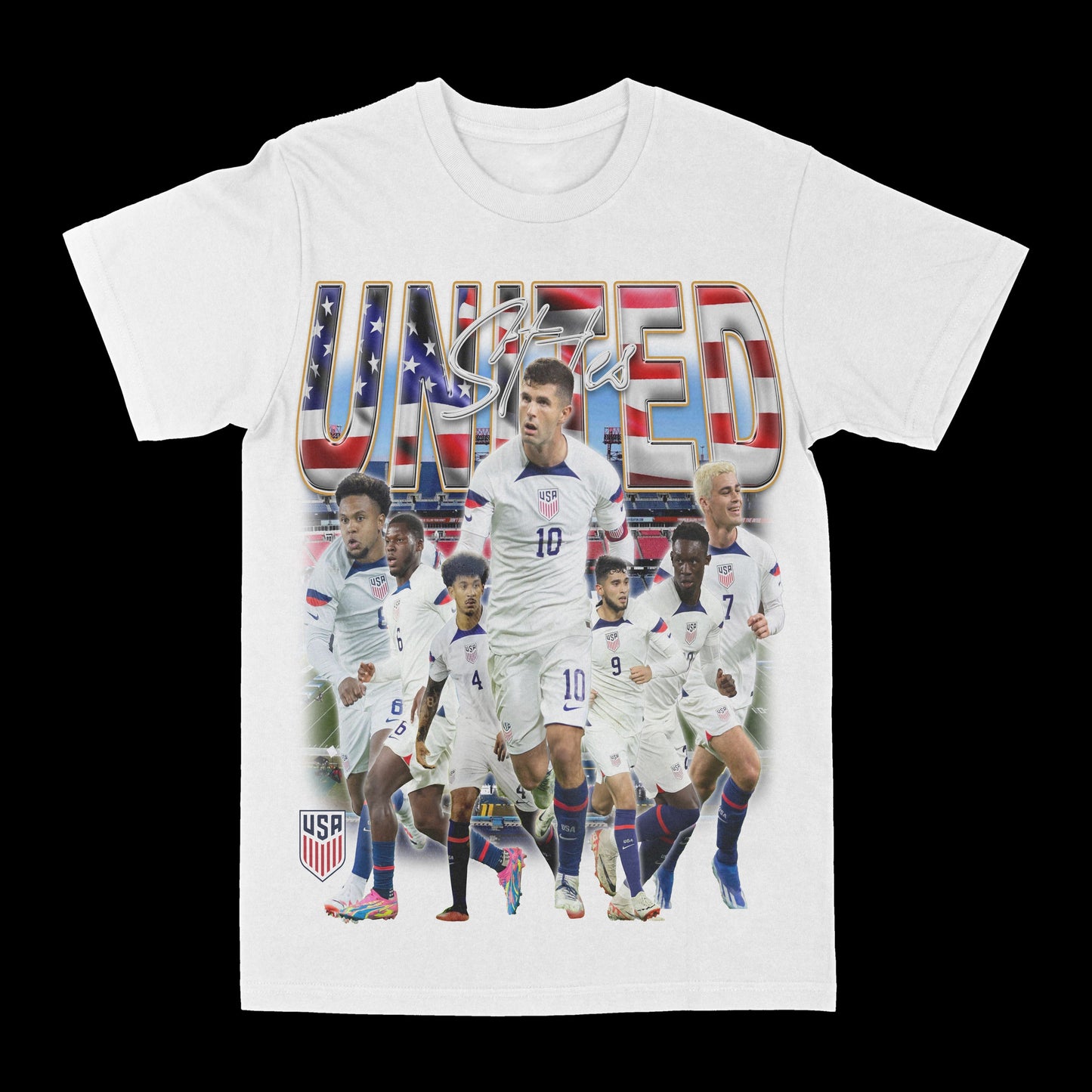 USA Soccer Graphic Tee Style001
