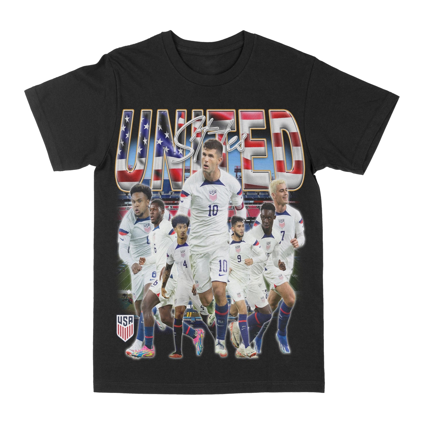USA Soccer Graphic Tee Style001