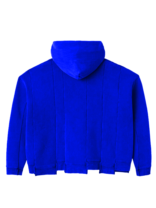 â˜… LIMITED â˜… Vestiphobia Uneven Cut Boxy Hoodie Streetwear Vintage Y2K Fashion