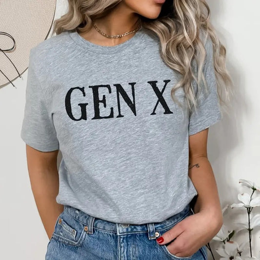 Unisex Generation X Funny Shirt Gen X Gifts 80's Funny Tee 70's Funny Shirt 50th Birthday Shirt Generation X Gift For Gen X Plus Size Cotton Top