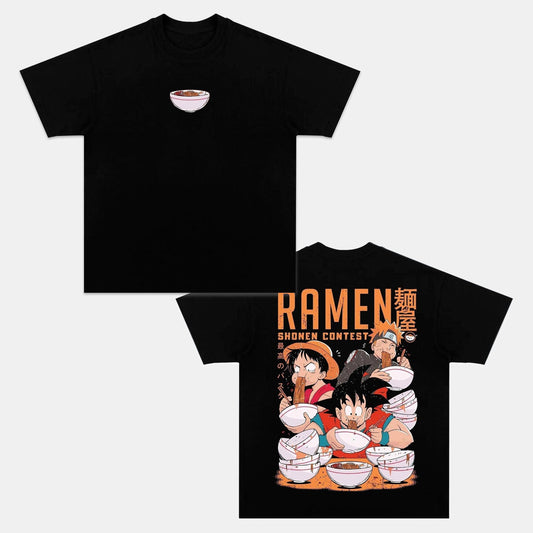 UNISEX ANIME INSPIRED VINTAGE OVERSIZED TEE-[DS]