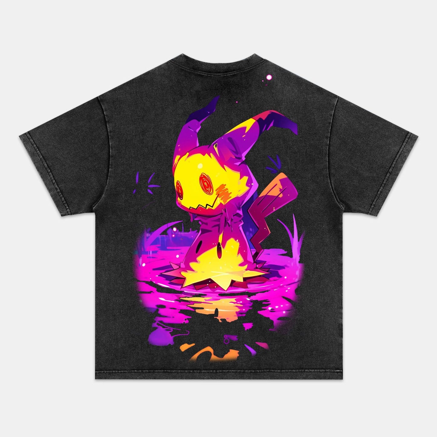 UNISEX POKÃ‰MON ANIME INSPIRED VINTAGE T-SHIRT 7.8-[BACK]