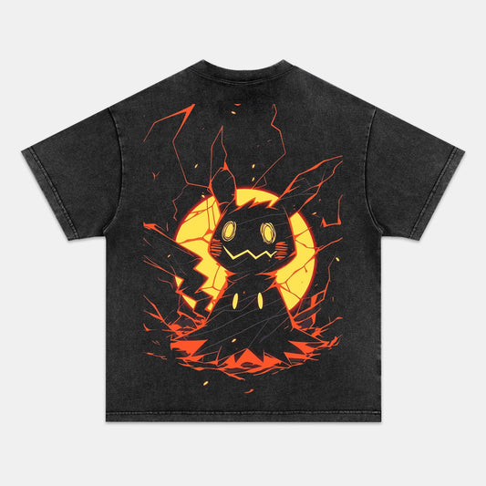 UNISEX POKÃ‰MON ANIME INSPIRED VINTAGE T-SHIRT 7.8-[BACK] Style001