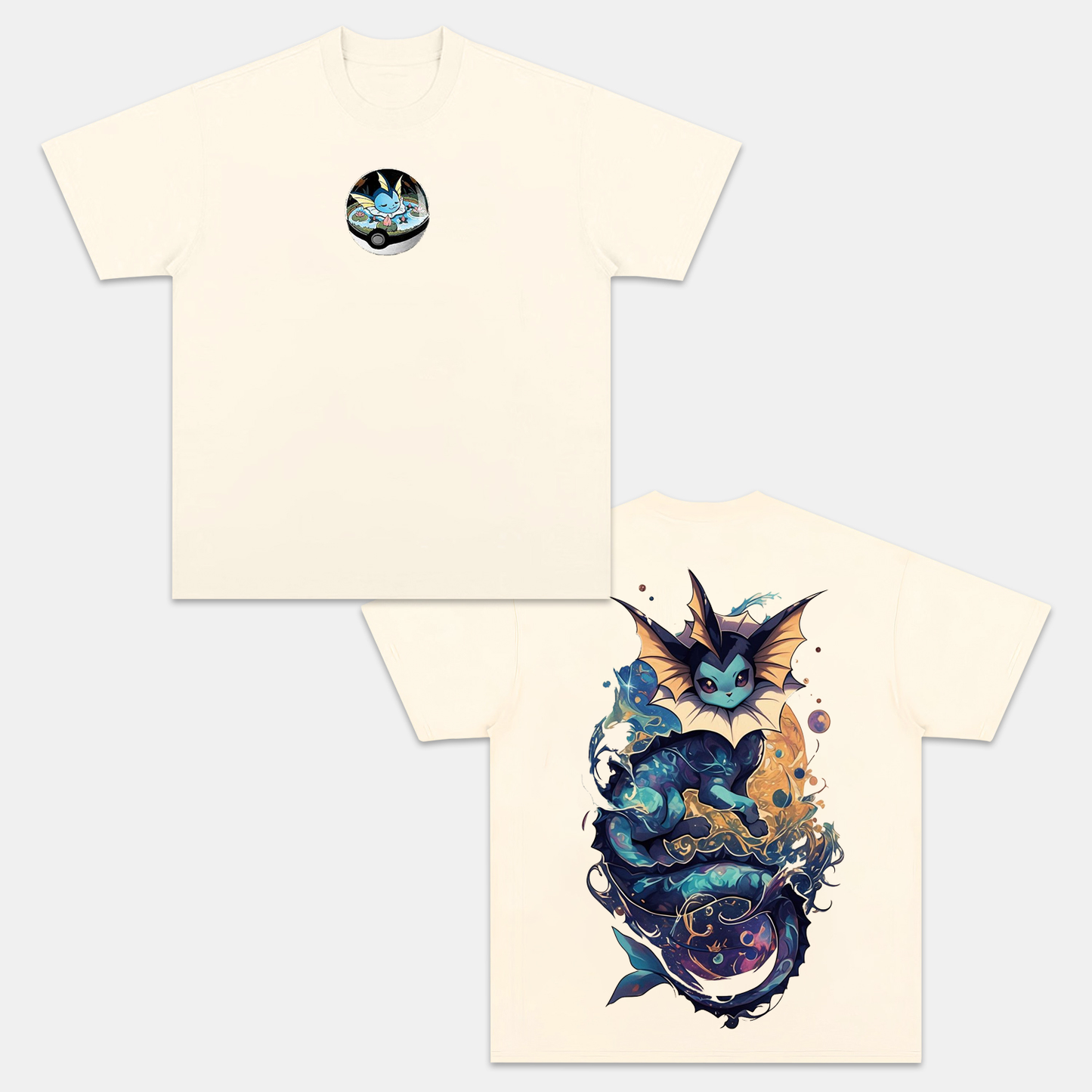 UNISEX POKÃ‰MON ANIME INSPIRED VINTAGE T-SHIRT 7.8-[DS]