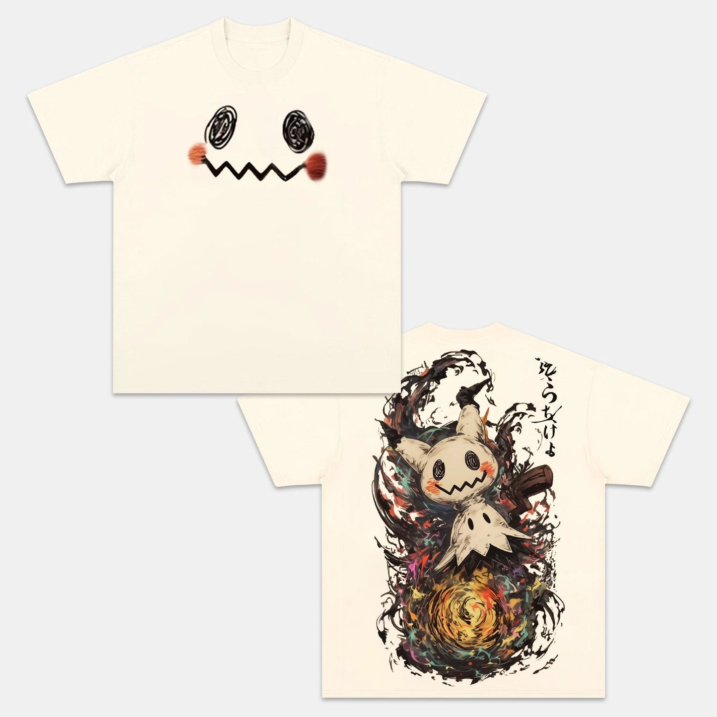 UNISEX POKÃ‰MON ANIME INSPIRED VINTAGE T-SHIRT 7.8-[DS] Style003