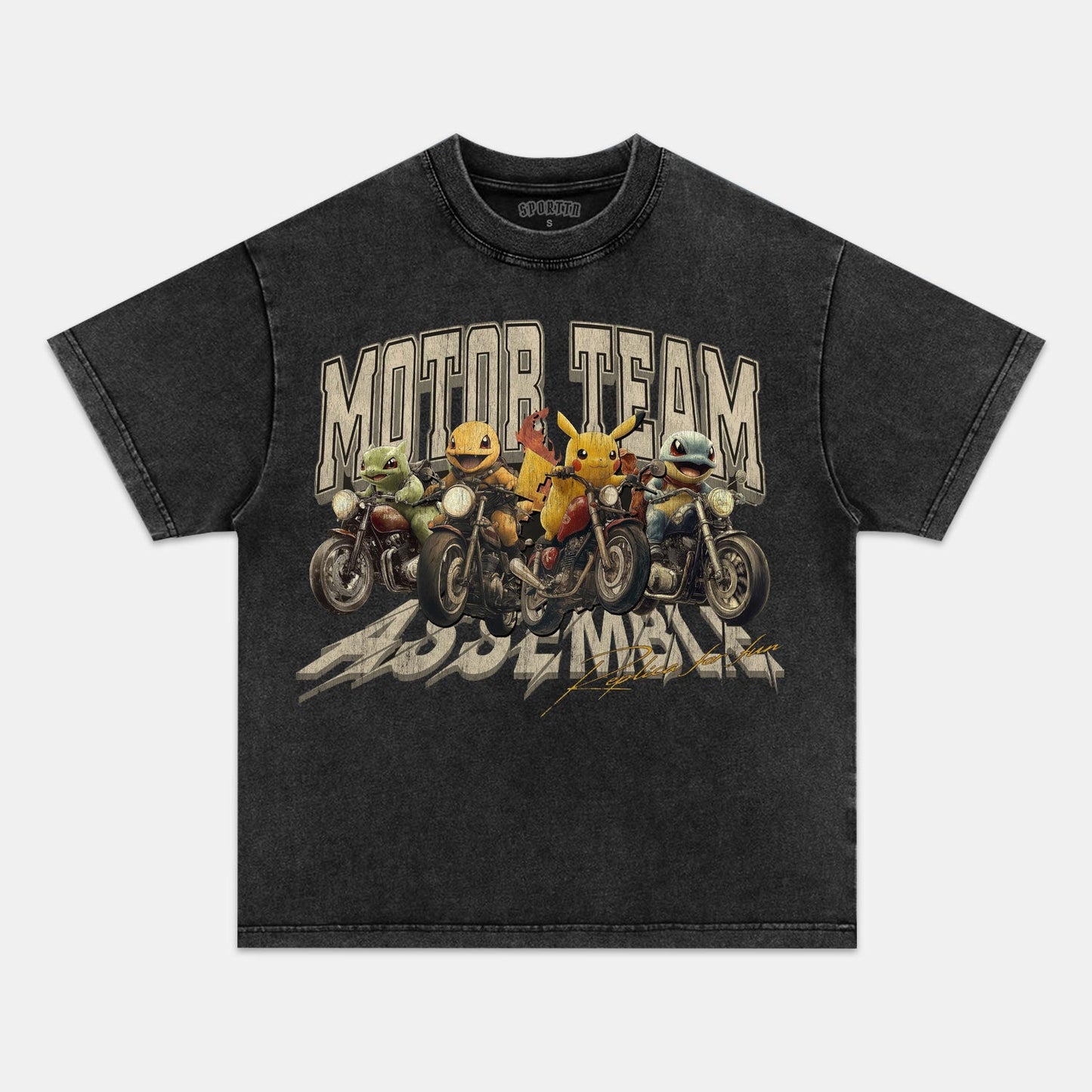 UNISEX POKÃ‰MON ANIME INSPIRED VINTAGE T-SHIRT 7.8-[FRONT]