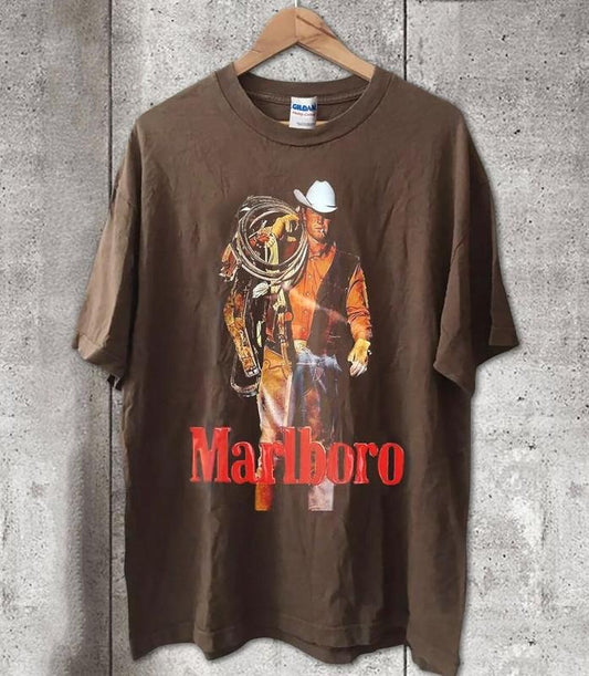 VTG 1990s Marlboro Cowboy Pocket T Shirt Horse, vintage Marlboro Cowboy  T-shirt, sweater and Hoodie