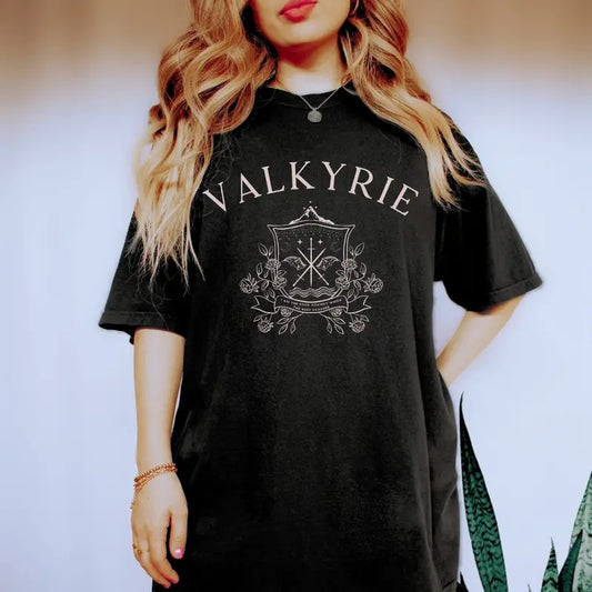 Valkyrie ACOTAR Tshirt Nesta Sarah J Maas Acotar Merch Velaris Shirt Cassian SJM merch Booktok Merch Sarah J Maas Merch Lady Death ACOSF