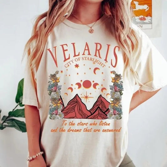 Velaris City Of Starlight Acotar  Shirt,The Night Court Shirt,Bookish Gift,Court Of Thorns And Roses, City Of Starlight Shirt Casual T-Shirt
