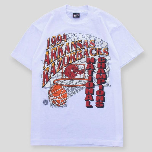 Vintage 1994 Arkansas Razorbacks Shattered Backboard Game T-Shirt, Sweatshirt, Hoodie Classic Cotton
