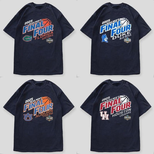 Vintage All Team Football Final Four 2025 T-Shirt, Throwback College Football Crewneck, Unisex Retro Football Fan Pullover