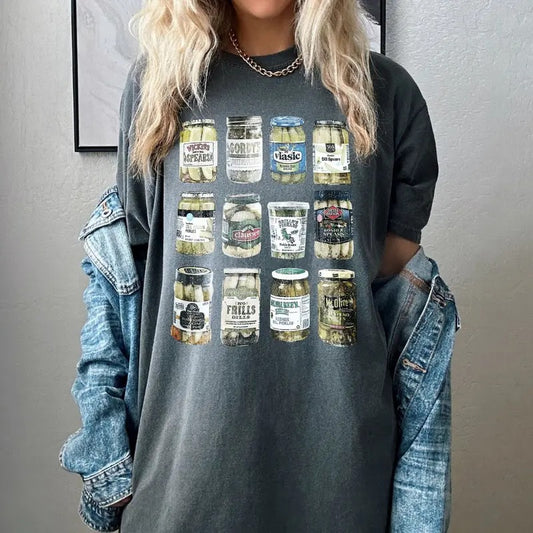 Vintage Canned Pickles Shirt, Pickle Jar Shirt