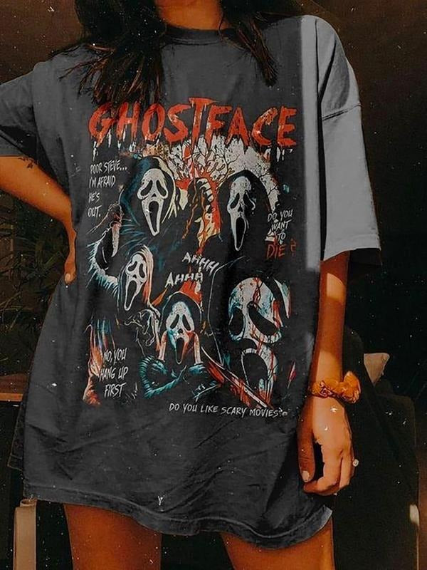 Vintage Ghostface TShirt, 90s Scary Movie T-Shirt, Retro Halloween Sweatshirt, Scream T-Shirt, Vintage Scary Movie Character Tee, Vintage Scream Shirt