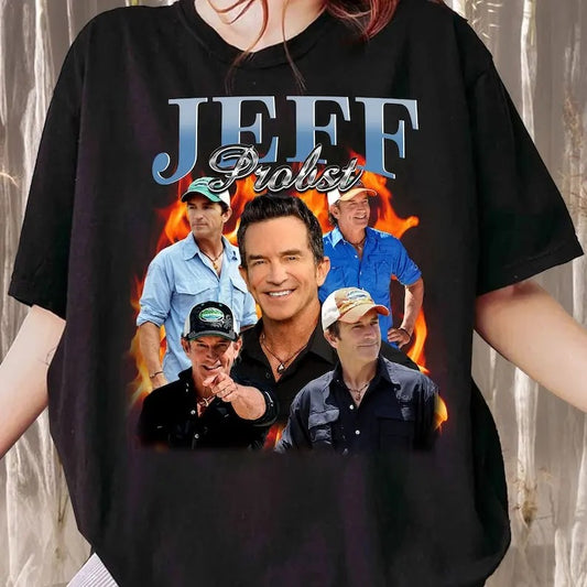 Vintage Jeff Probst Shirt, Jeff Probst Presenter Homage Sweatshirt, Television Presenter Tee,TV Producer Shirt