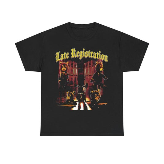 Vintage Late Registration Tee, Aesthetic Shirt, Retro Streetwear Style, 2000s Inspired Top