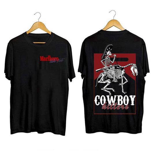Vintage Marlboro Cowboy Wild West Shirt, Country Music, Cowboy Killer.
