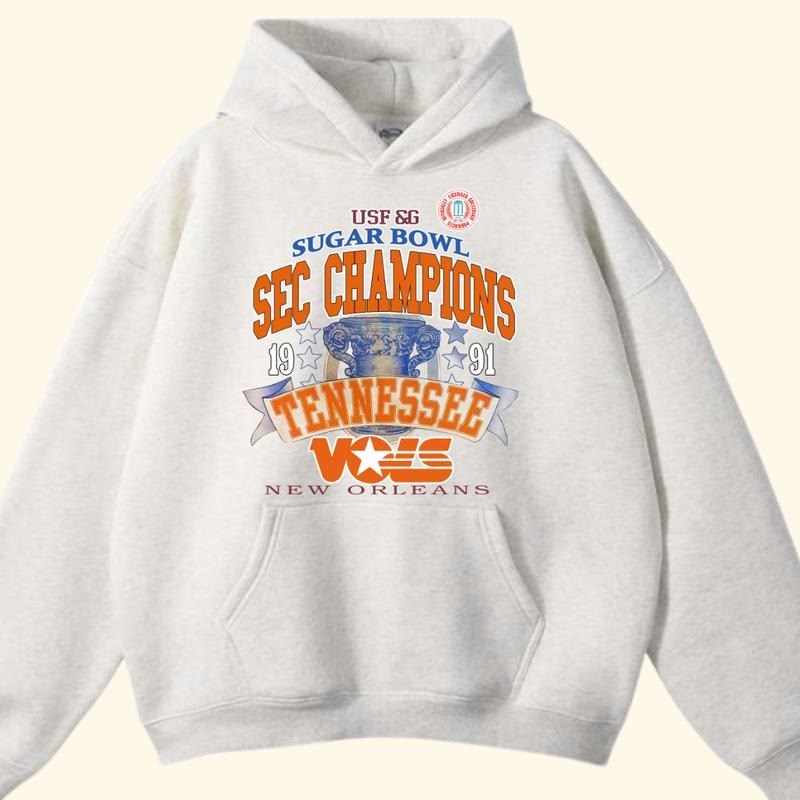 Vintage Tennessee Volunteers Hoodie, sweatshirt men, women medium gray football, Gift for fan