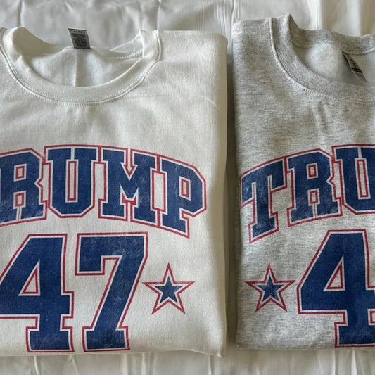 Vintage Trump 47 Sweatshirt Comfy Trump Sweatshirt