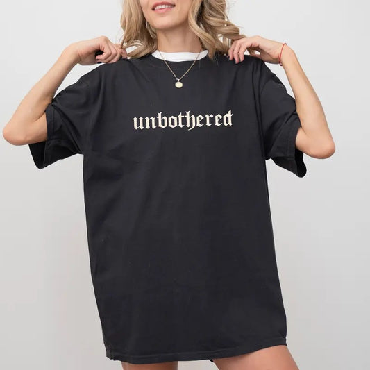 Vintage Unbothered Comfort Colors Shirt, Unbothered Mood Graphic Printed Tee, The Unbothered Club Unhinged Shirt, Sarcastic Women T-shirt