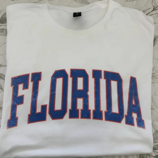 Vintage Varsity College T Shirt White Comfy T Shirt