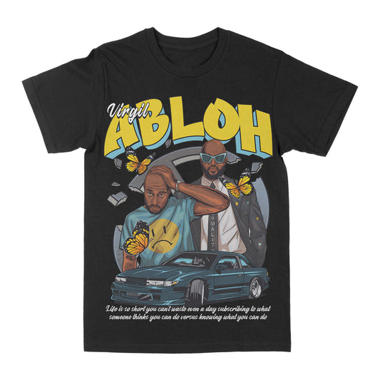 Virgil Abloh "Wasted Days" Graphic Tee Style001