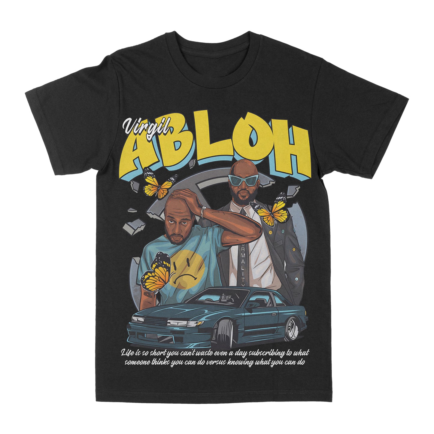 Virgil Abloh "Wasted Days" Graphic Tee