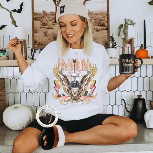 Western Shirt, Free Bird Shirt, Western Boho Shirt, Vintage Rock And Roll Shirt, Retro Western Shirt RU7TS