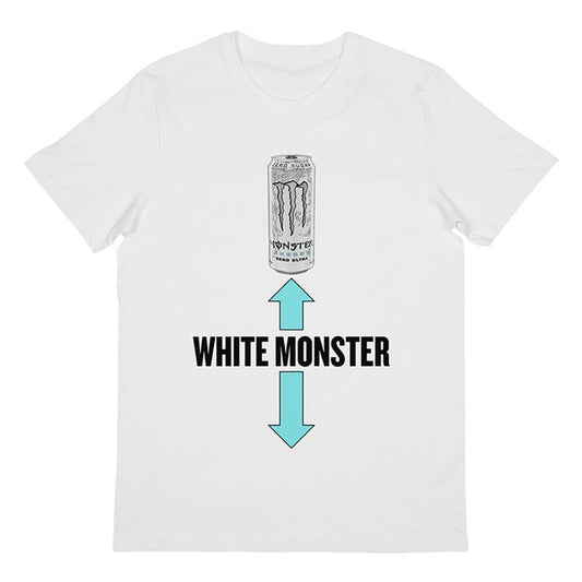 White Monster White Tee funny summer t-shirts, T-shirt white monster