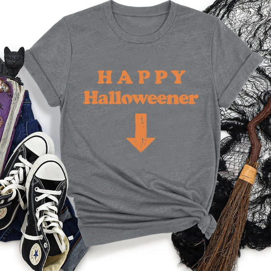 Women's Letter  Print Round Neck Graphic Tee, Vintage Trendy Casual Short Sleeve T-shirt for Daily Wear, Ladies All Seasons Outfit